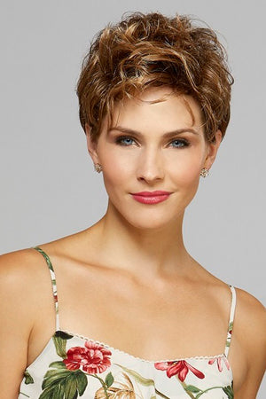 Elena by Henry Margu in Medium Brown with Gold Blonde and Strawberry and Auburn highlights (8/27/33H)