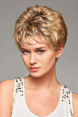 Monica by Henry Margu in Gold Blonde with Light Blonde highlights and Brown roots (26GR)