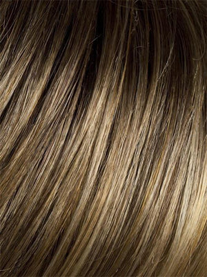 Bernstein Rooted (12.19.26) | Light Brown base with subtle Light Honey Blonde and Light Butterscotch Blonde highlights and Dark Roots