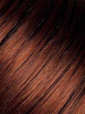 Auburn Rooted (33.130.6) | Dark Auburn, Bright Copper Red, and Warm Medium Brown blend with Dark Roots