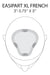 EasiPart French XL Placement and Dimensions